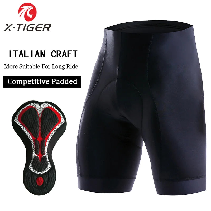 X-TIGER 5D Gel Padded Cycling Shorts