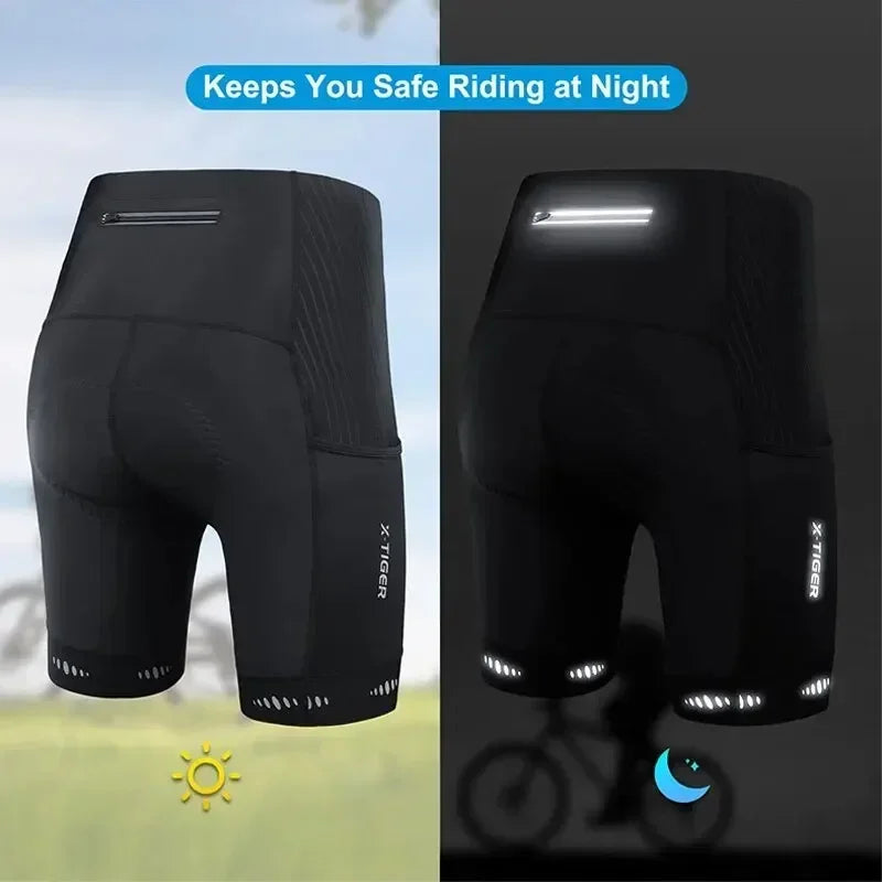 X-TIGER 5D Gel Padded Cycling Shorts