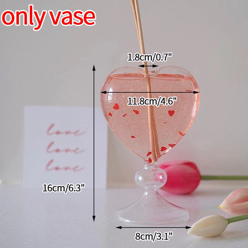 Love Glass Vase