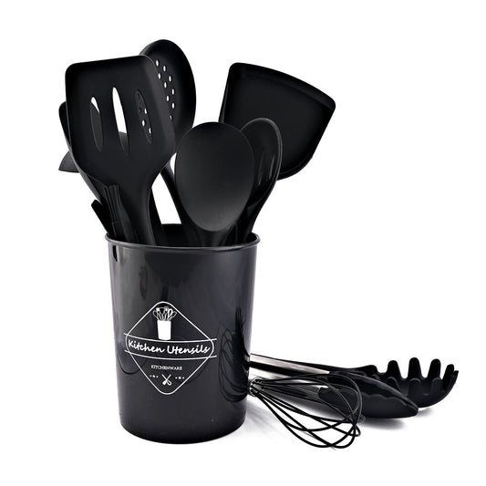 Chefs Black Silicon Cooking Utensils