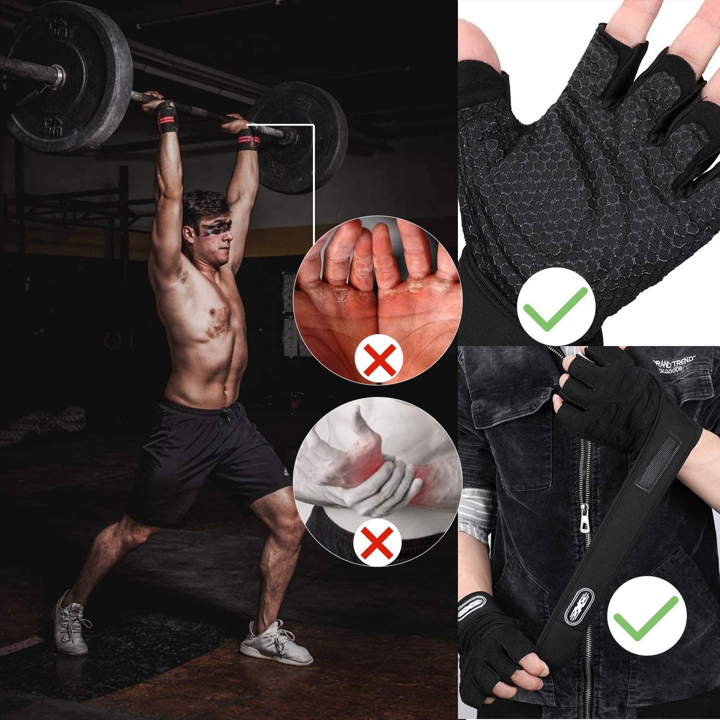 Gym Gloves - Training Fitness